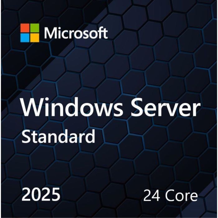 ПО для сервера Microsoft Windows Server 2025 Standard 24 Core англ, ОЕМ на DVD носії (EP2-25205)