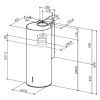 Вытяжка кухонная Faber Cylindra Plus Bk Matt A37 (335.0606.998) изображение 3