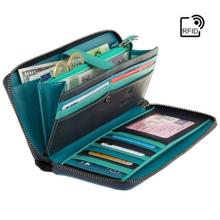 Гаманець Visconti BRC98 Julia Blue Bell (BRC98 BLUE) зображення 6
