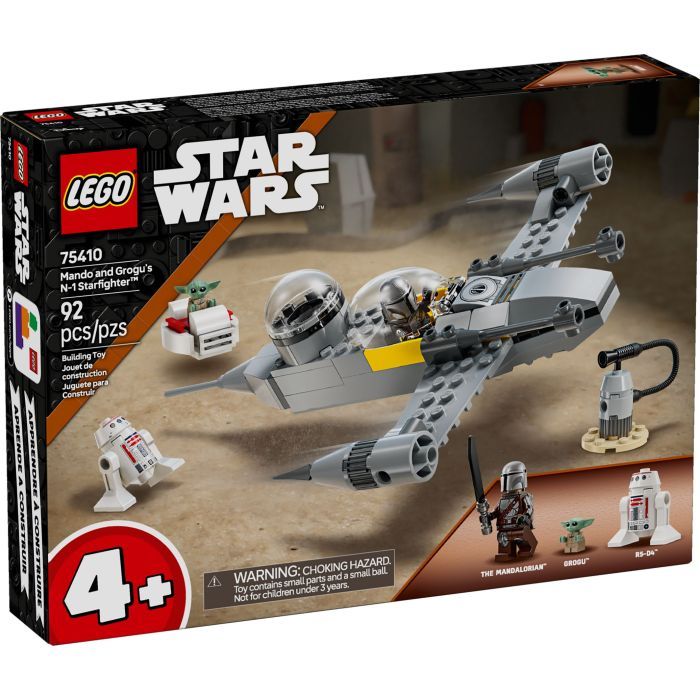 Конструктор LEGO Star Wars Звездный истребитель N-1 Мандо и Грогу (75410)