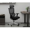 Офисное кресло Mealux S8 Air Fabric Black (HF-S8P F/B) изображение 12