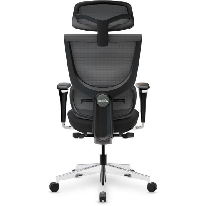 Офисное кресло Mealux S8 Air Fabric Black (HF-S8P F/B) изображение 2