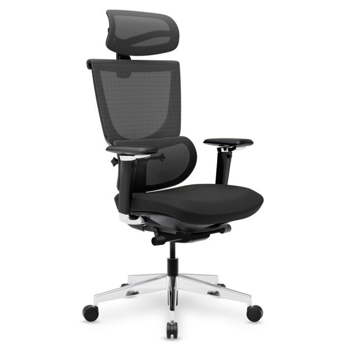 Офисное кресло Mealux S8 Air Fabric Black (HF-S8P F/B) изображение 4