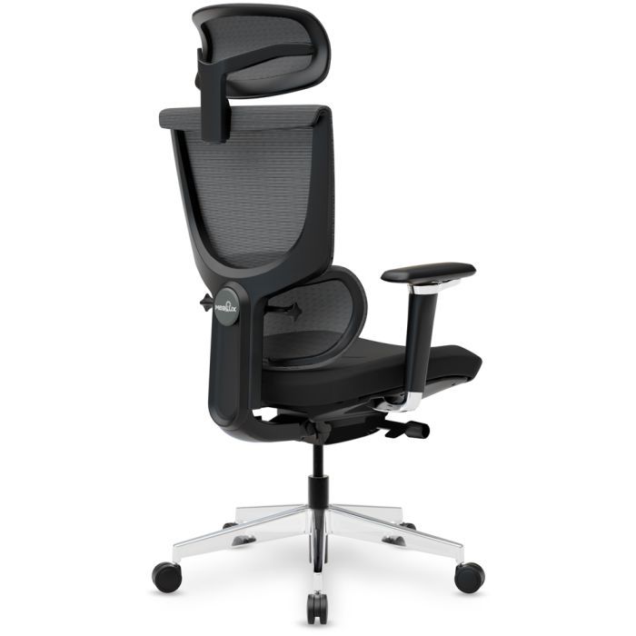 Офисное кресло Mealux S8 Air Fabric Black (HF-S8P F/B) изображение 8