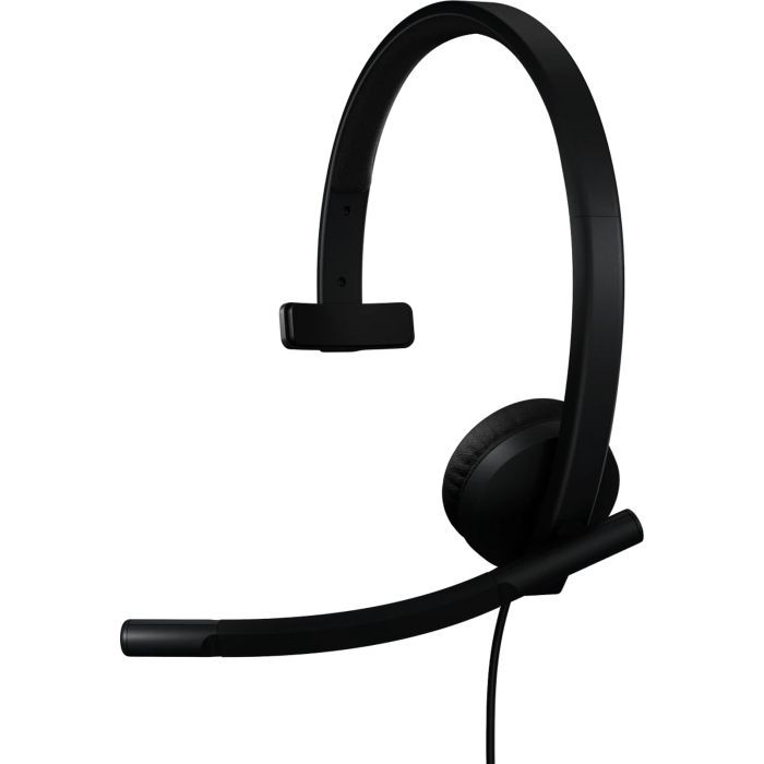 Навушники Logitech H570e Corded for Business Mono Teams USB-C Black (981-001427)