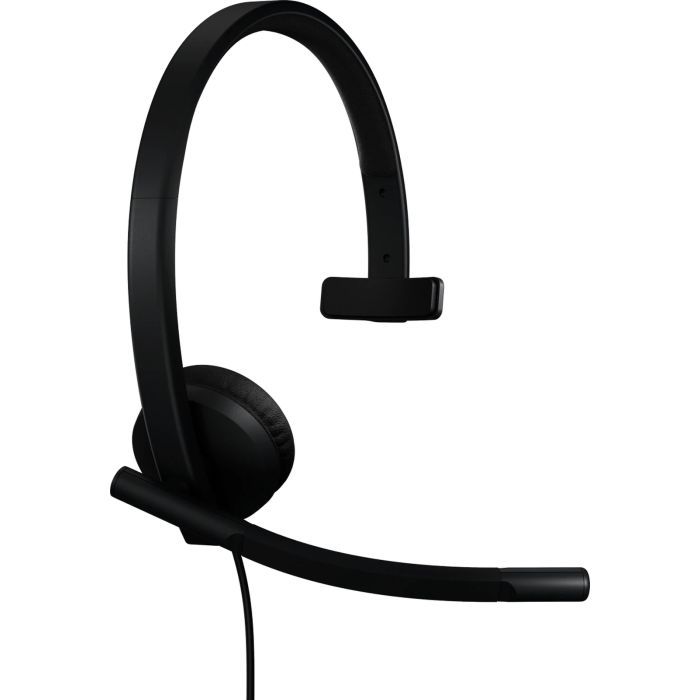 Навушники Logitech H570e Corded for Business Mono Teams USB-C Black (981-001427) зображення 2