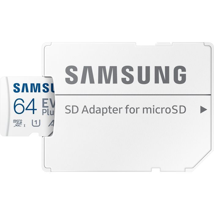 Карта памяти Samsung 64GB microSD class 10 UHS-I U3 V30 A2 EVO Plus (MB-MC64SA/EU) изображение 2