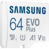 Карта памяти Samsung 64GB microSD class 10 UHS-I U3 V30 A2 EVO Plus (MB-MC64SA/EU) изображение 5