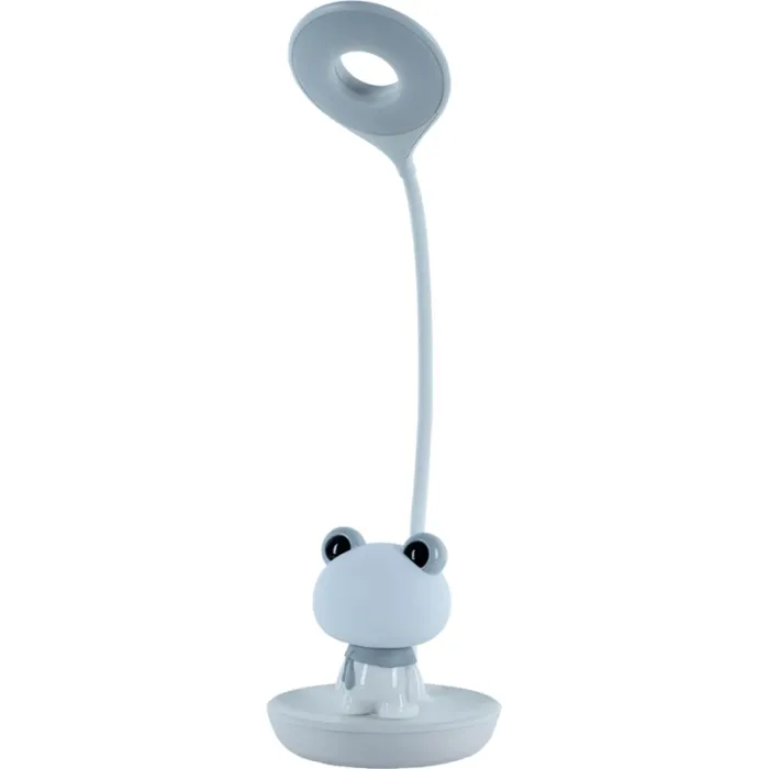 Настільна лампа Kite Froggy LED з акумулятором, біла (K24-492-3-1) зображення 2