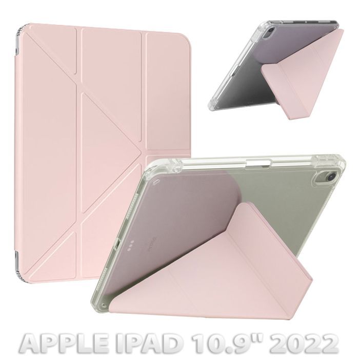 Чехол для планшета BeCover Ultra Slim Origami Transparent Apple iPad 10.9" 2022/24/11" 2025 Pink (712940) изображение 6