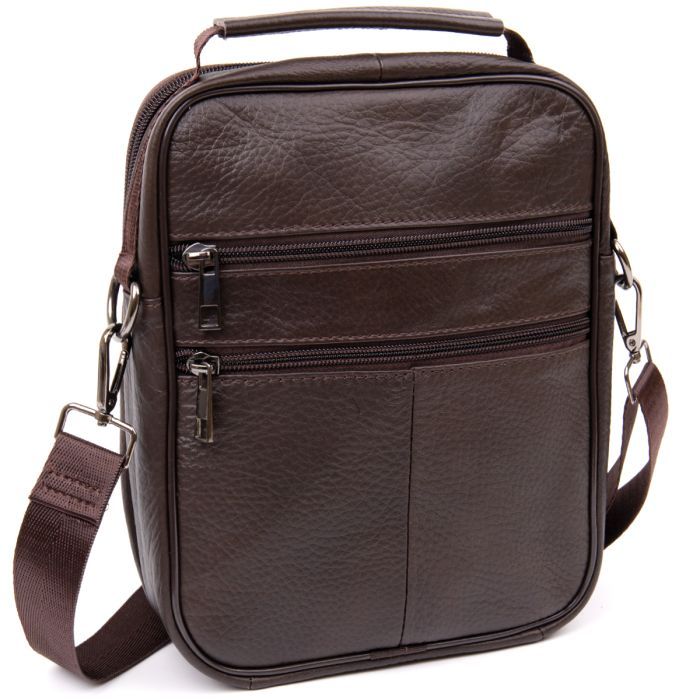 Сумка Vintage Коричнева (20436) зображення 2