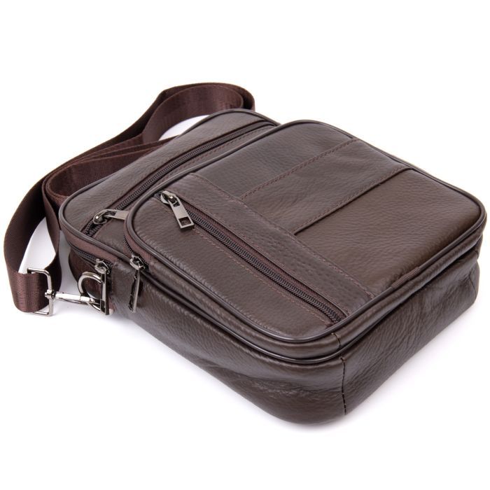 Сумка Vintage Коричнева (20436) зображення 6