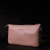 Сумка Grande Pelle Из натуральной зернистой кожи Пудровая (11698) изображение 10