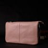 Сумка Grande Pelle Из натуральной зернистой кожи Пудровая (11698) изображение 11