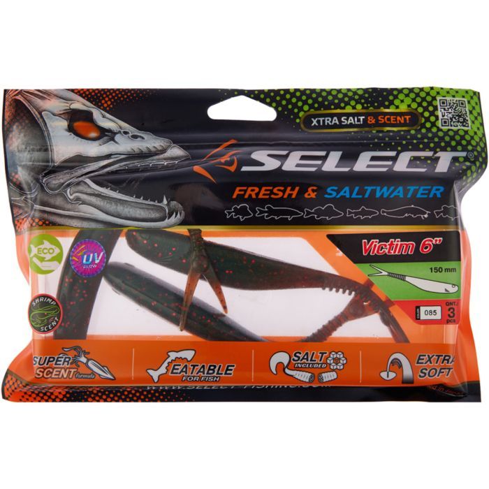Силікон рибальський Select Victim V-Tail 6" 800 (3 шт/уп) (1870.74.60) зображення 2