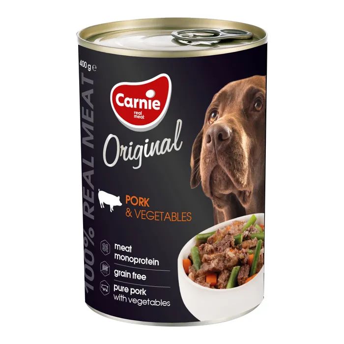 Консервы для собак Carnie Original Mono Protein Свинина с овощами 400 г (4820255193533)