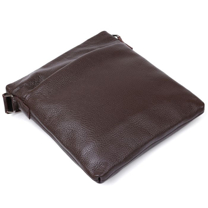 Сумка Shvigel Шкіряна через плече Коричнева (11601) зображення 5