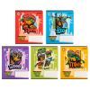 Зошит Kite Ninja Turtles, 12 аркушів, лінія (NT24-234)