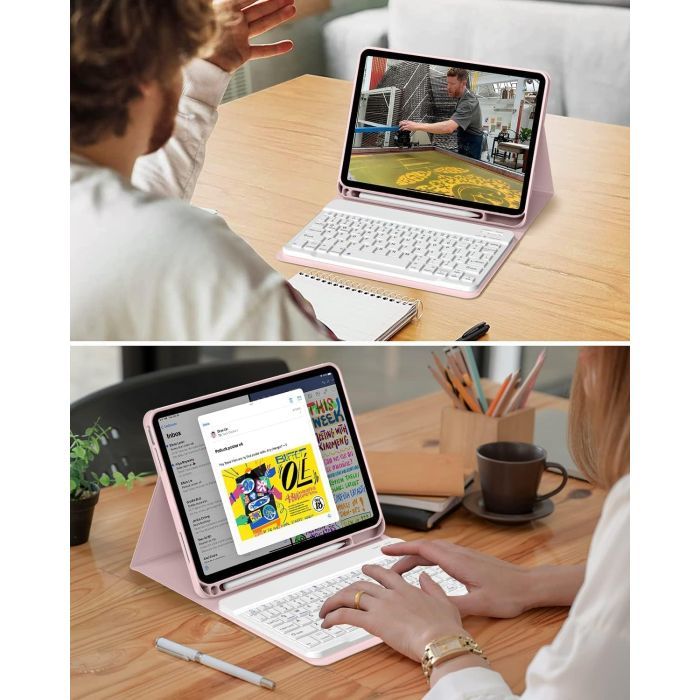 Чехол для планшета BeCover with keyboard Apple iPad Pro 11" M4 2024 Gray (712999) изображение 8