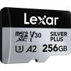 Карта памяти Lexar 256GB microSDXC class 10 UHS-I U3 V30 A2 Professional Silver (LMSSIPL256G-BNANG) изображение 2