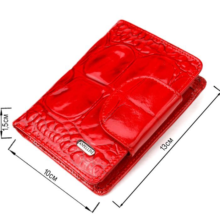 Кошелек Canpellini Из натуральной кожи Красный (21681) изображение 3