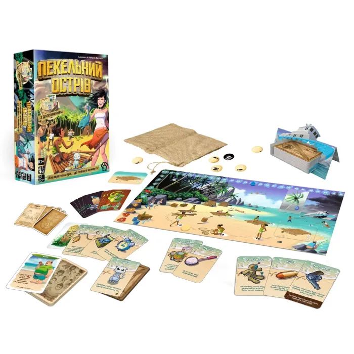 Настольная игра WoodCat Адский остров + 3 дополнения (Hellapagos: Bigbox) (укр.) (235598) изображение 2