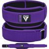 Атлетический пояс RDX RX5 Double Belt неопреновий Purpel S (WBD-RX5PR-S) изображение 3