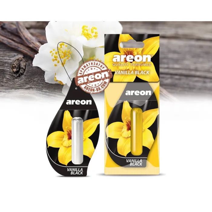 Ароматизатор для автомобиля Areon Vanilla Black 5 мл (83484) изображение 2