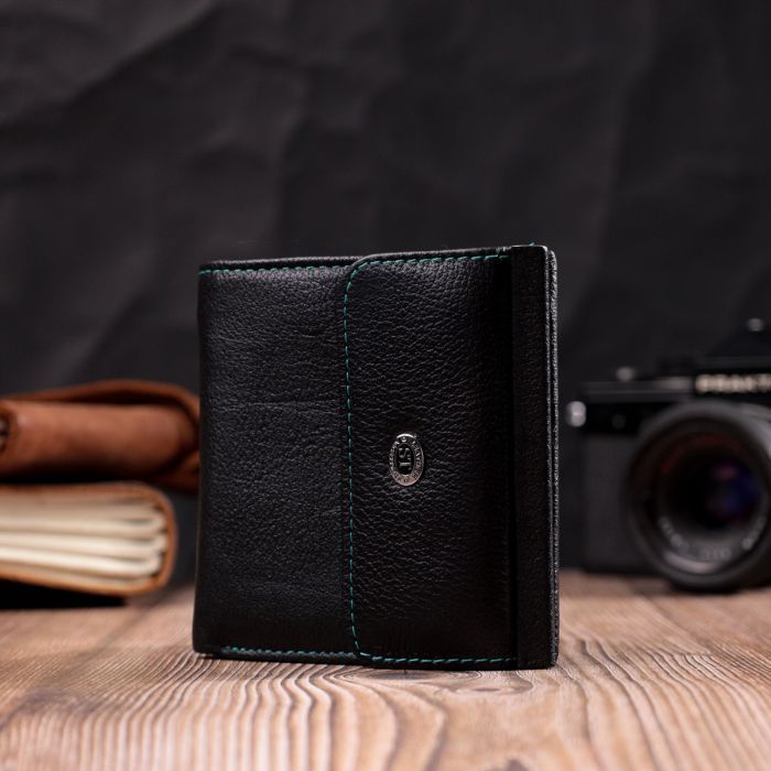 Гаманець ST Leather З натуральної шкіри Чорний (19500) зображення 8