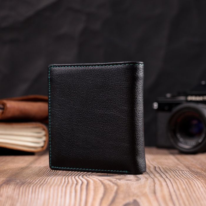 Гаманець ST Leather З натуральної шкіри Чорний (19500) зображення 9