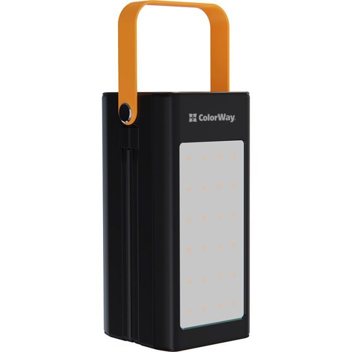 Батарея універсальна ColorWay 80 000 mAh LCD/Lamp (USB/QC3.0 + USB-C/PD/22.5W) Black (CW-PB800LPA8BK-PDD) зображення 2