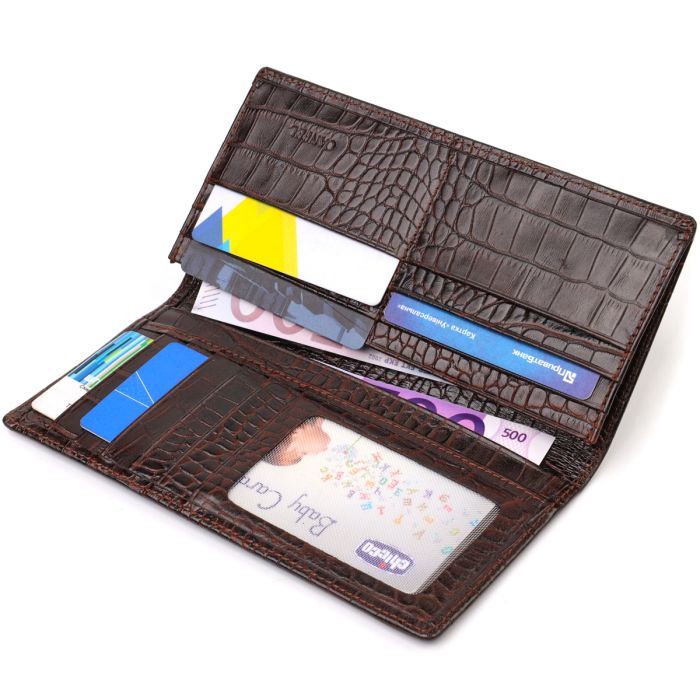 Гаманець Canpellini З натуральної шкіри Коричневий (21905) зображення 6