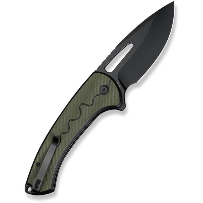 Нож Sencut Squiggy, Burgundy/Black G10, Darkwash (S24082A-3) изображение 3