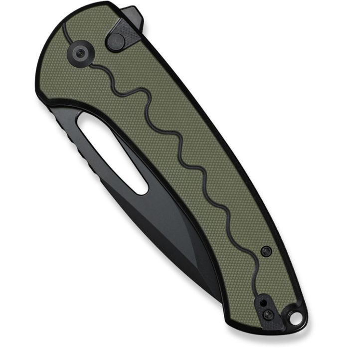 Нож Sencut Squiggy, Burgundy/Black G10, Darkwash (S24082A-3) изображение 6