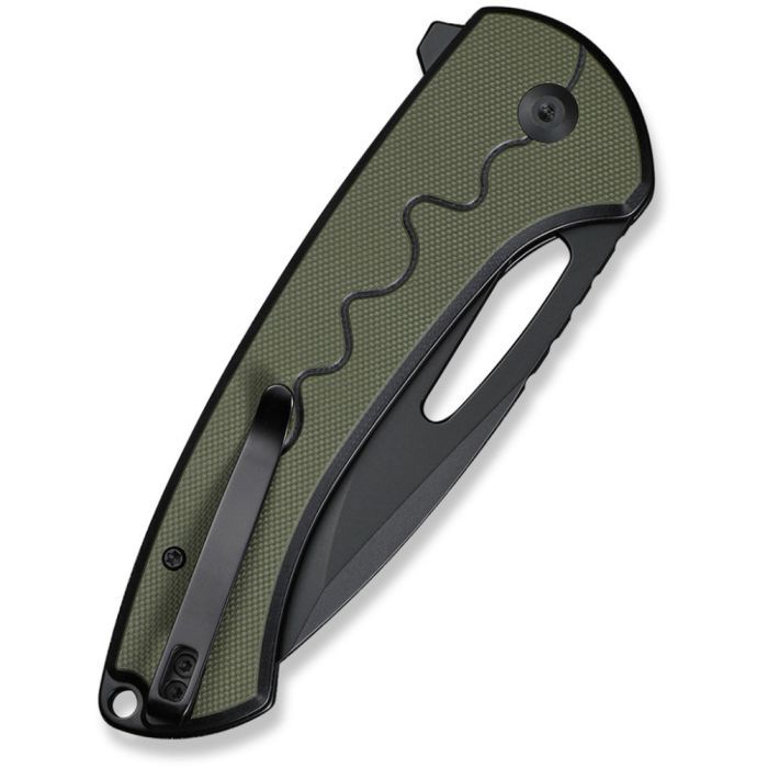 Нож Sencut Squiggy, Burgundy/Black G10, Darkwash (S24082A-3) изображение 7