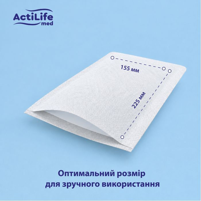 Вологі рукавички для миття всього тіла ActiLife 20 шт (4820174981686) зображення 4