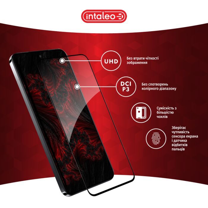 Стекло защитное Intaleo Full Glue Xiaomi 14 Black (1283126591259) изображение 4