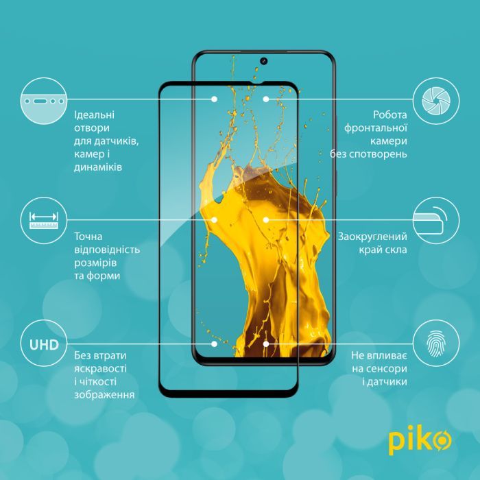Скло захисне Piko Full Glue Realme 13 5G Black (1283126607608) зображення 2