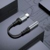 Кабель мультимедийный USB-C to 3.5mm F 1.0m LS36 Fresh Black HOCO (6942007608886) изображение 7