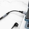 Кабель мультимедийный USB-C to 3.5mm F 1.0m LS36 Fresh Black HOCO (6942007608886) изображение 8