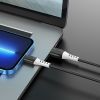 Дата кабель USB 2.0 AM to Lightning 1.0m 2.4A silicone X82 black HOCO (6931474768537) изображение 6