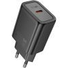 Зарядний пристрій HOCO N60 Gentle USB-C PD20W Black (6942007644174) зображення 3