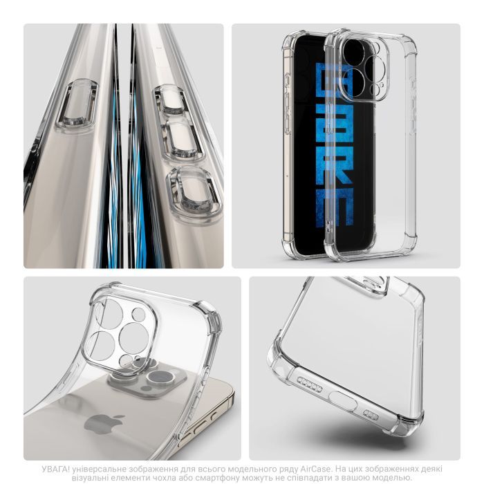 Чехол для мобильного телефона Armorstandart Air Force Xiaomi Poco F7 Clear (ARM80346) изображение 4