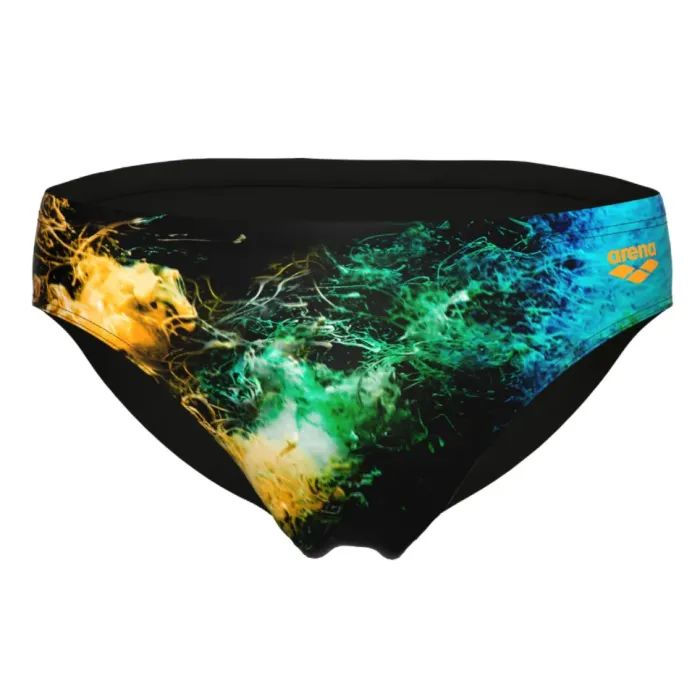 Плавки Arena Vibrant Swim Briefs 008940-550 чорний 80 (3468337526964) изображение 6