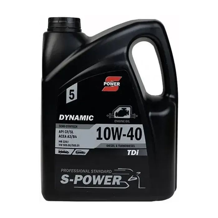 Моторное масло S-POWER DYNAMIC TDi 10W-40 5л