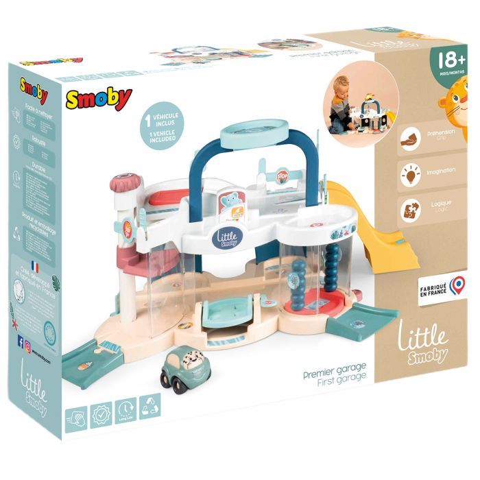 Игровой набор Smoby Little Первый гараж с машинкой (7600140202) изображение 2