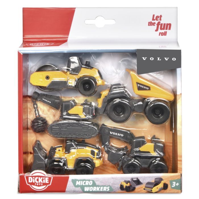 Спецтехніка Dickie Toys Вольво. Мікроробітники, 5 машин (3722008) зображення 5