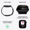 Смарт-часы Apple Watch Series 10 GPS + Cellular 42mm Jet Black Aluminium Case with Black Sport Band - M/L (MWX73QH/A) изображение 3