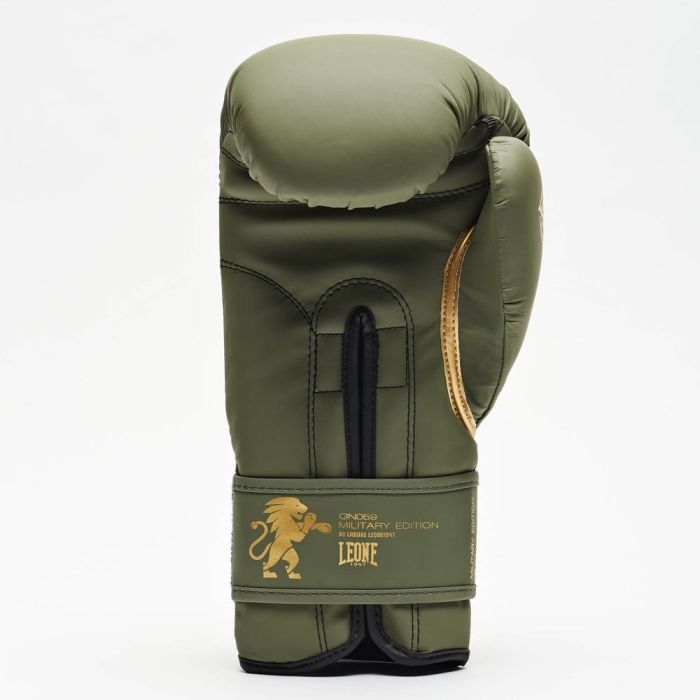 Боксерські рукавички Leone GN059D Black/Gold 12 унцій (GN059D_Bl/Gold_12oz) зображення 4
