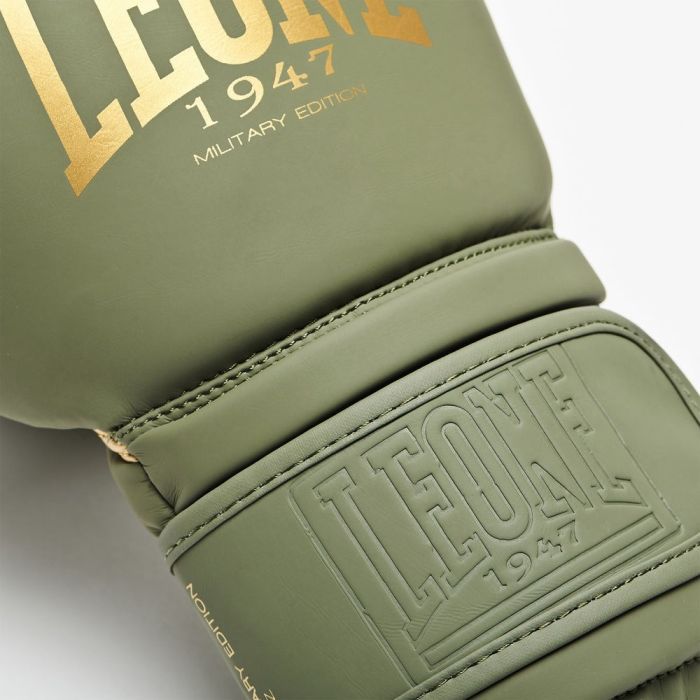 Боксерські рукавички Leone GN059D Black/Gold 12 унцій (GN059D_Bl/Gold_12oz) зображення 6